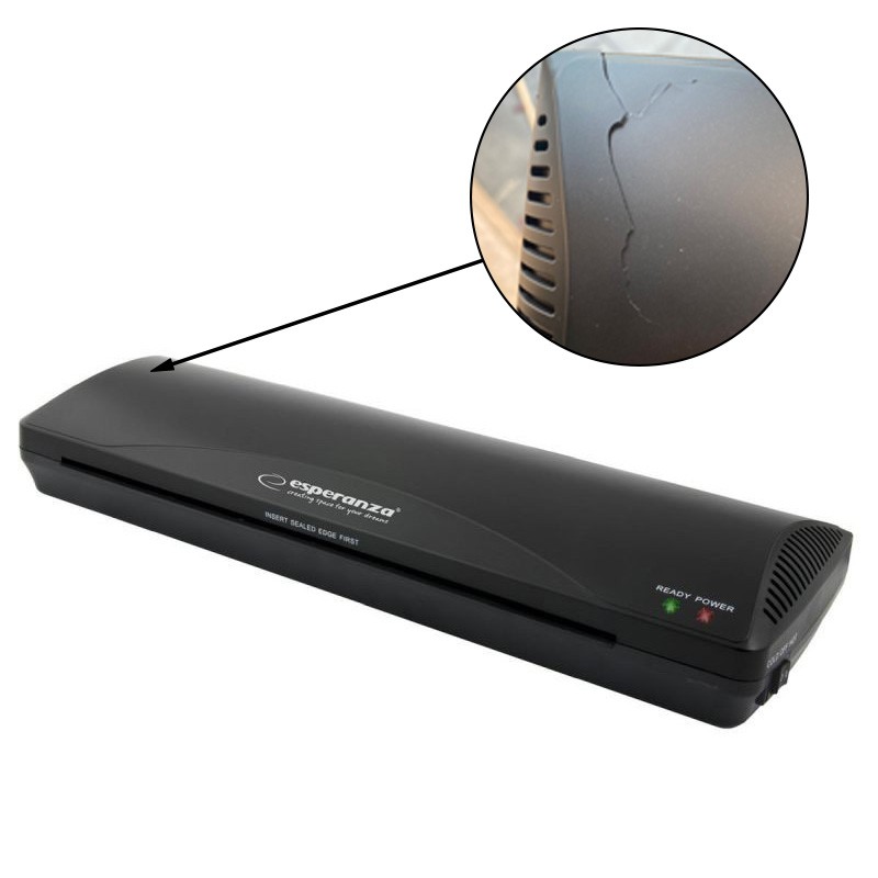 Laminator A3, 80-125 microni, include 5 folii laminare, Esperanza Aeon, RESIGILAT - imagine 4